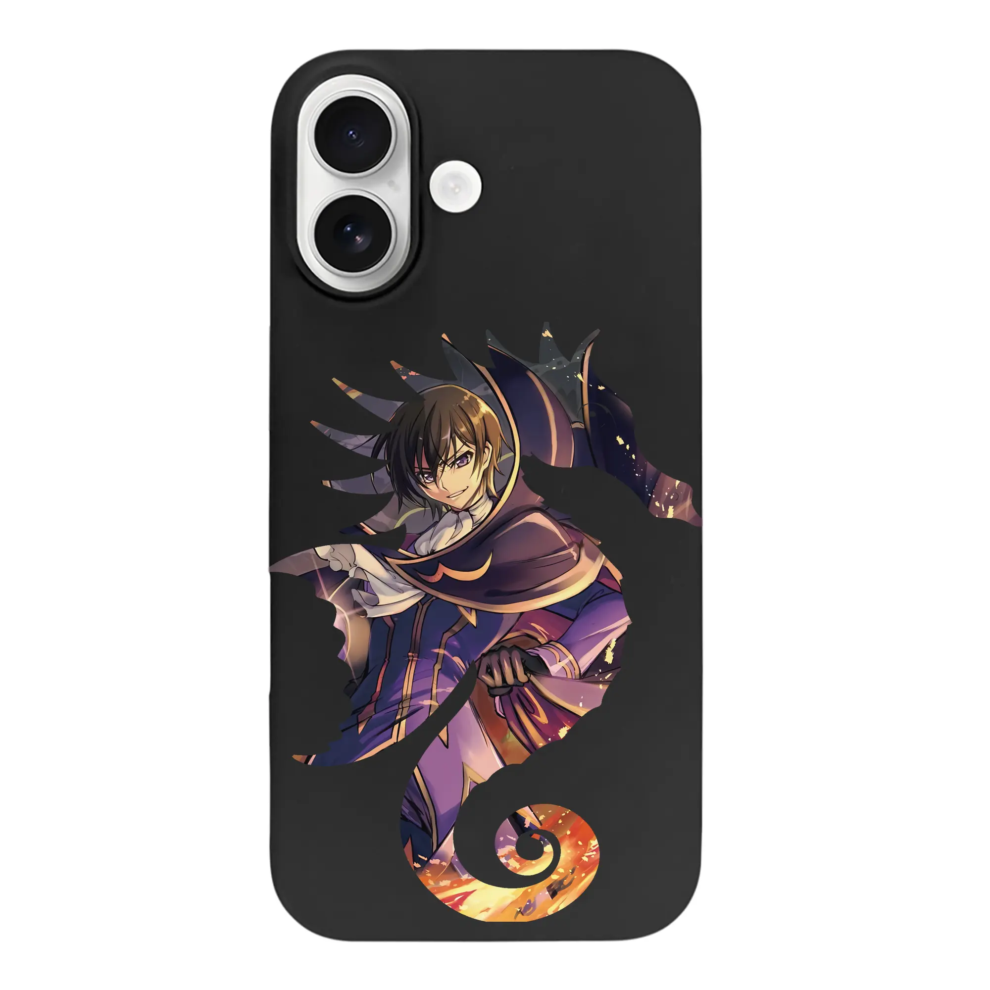 コードギアス 反逆のルルーシュ グッズ ルルーシュ・ランペルージ - iPhone 17 シリーズ シリコンケース 薄型 耐衝撃 指紋防止 ソフトタッチカバー 精密フィット 傷防止 保護ケース iPhone 17/17 Air/17 Pro/17 Pro Max 対応